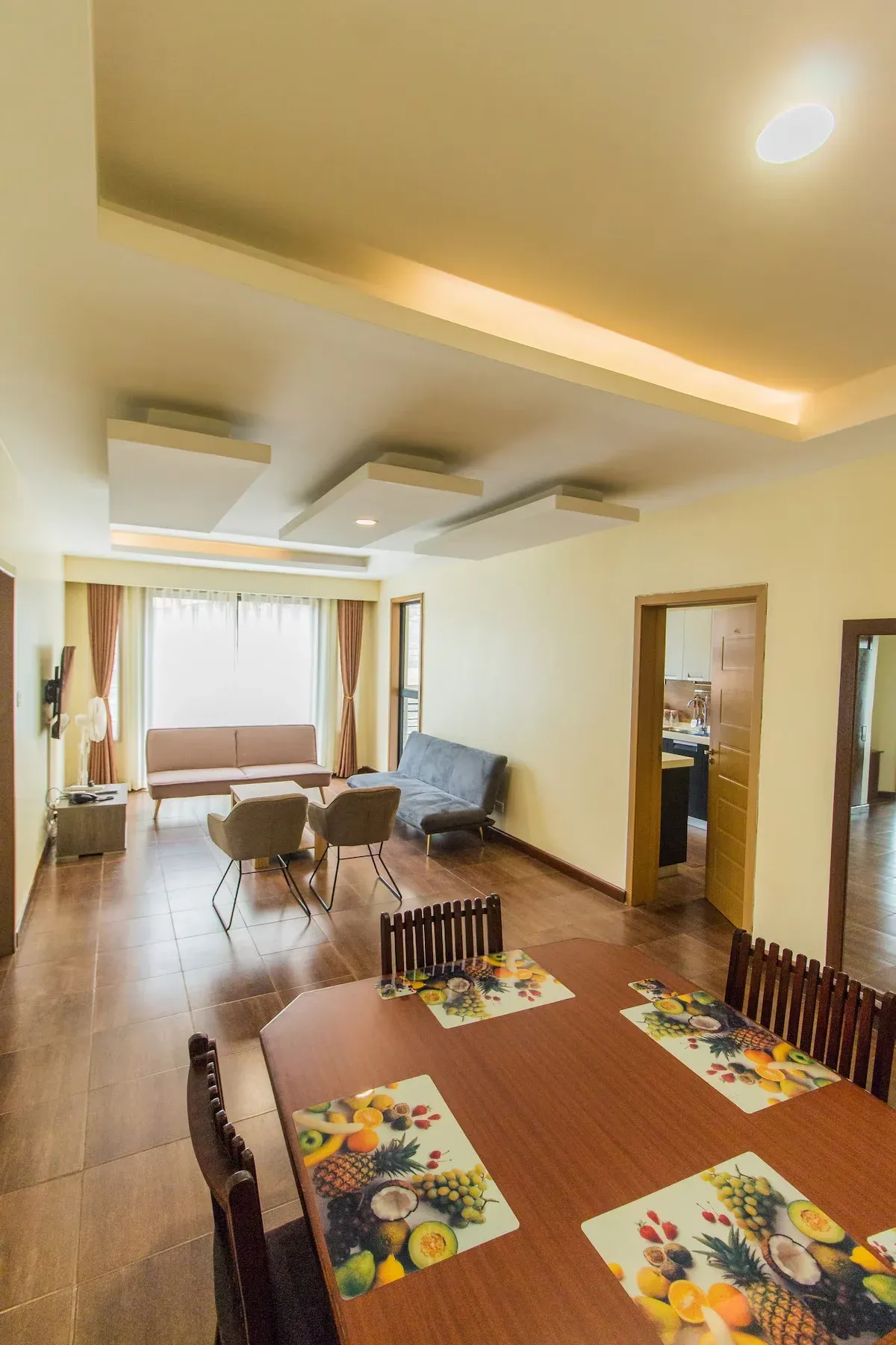 portrait living room interior